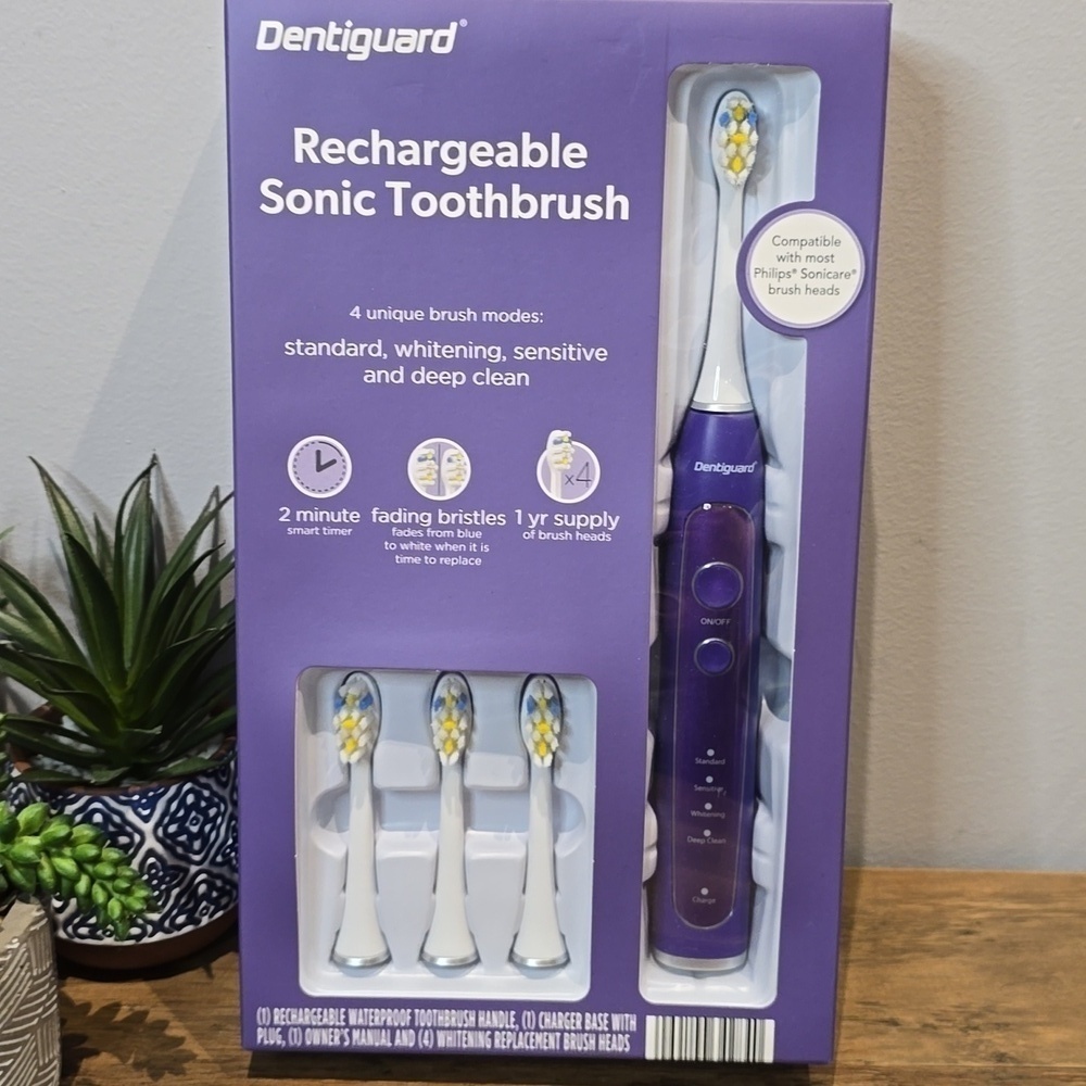 Dentiguard - Rechargeable Sonic Toothbrush in Metallic Purpleβββββββ